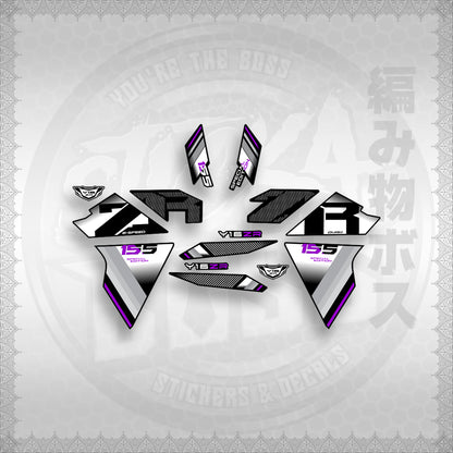 STICKER DECALS for SNIPER 155 (S155Y1SIPH) By STICKABOSS (SOFIE LAMINATED WATERPROOF)