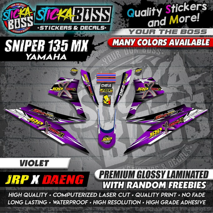 Sniper 135 MX Thailand Decals ( JRP x DAENG )【WITH FREEBIES】