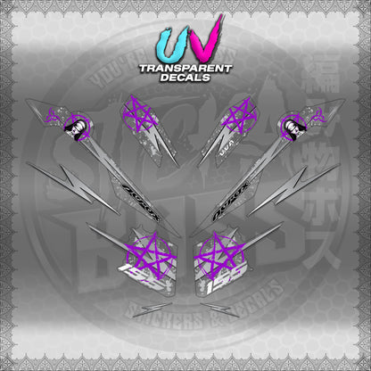 【PREMIUM UV PRINT】TRANSPARENT AEROX V3 ALPHA TURBO INDO (AV3STLASA)【WITH FREEBIES】