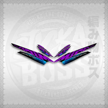 STICKER DECALS for MIO SPORTY (MSP25GLCO) By STICKABOSS (SOFIE LAMINATED WATERPROOF)