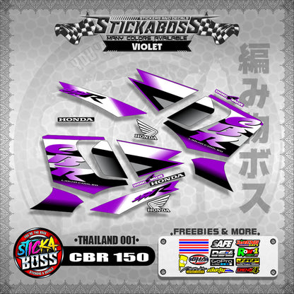 HONDA CBR 150 OLD DECALS ( THAILAND 001 )【WITH FREEBIES】