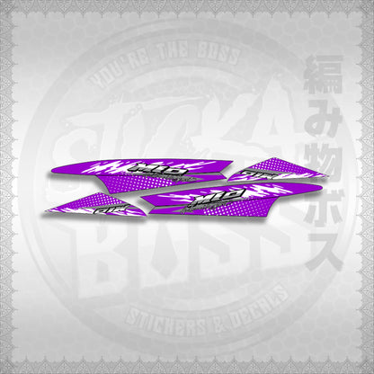 STICKER DECALS for MIO SPORTY / SMILE (MSPSSIMOCO) By STICKABOSS (SOFIE LAMINATED WATERPROOF)