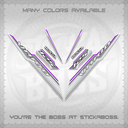 CLICK 125 V3 INDO FOR WHITE DECALS (2024 SV 07-A2 STYLE) STICKER KITS By STICKABOSS