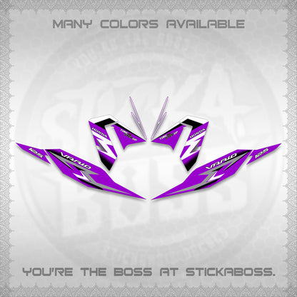 CLICK 125 V4 VARIO DECALS (2026 VR0006 DESIGN) STICKER KITS BY STICKABOSS