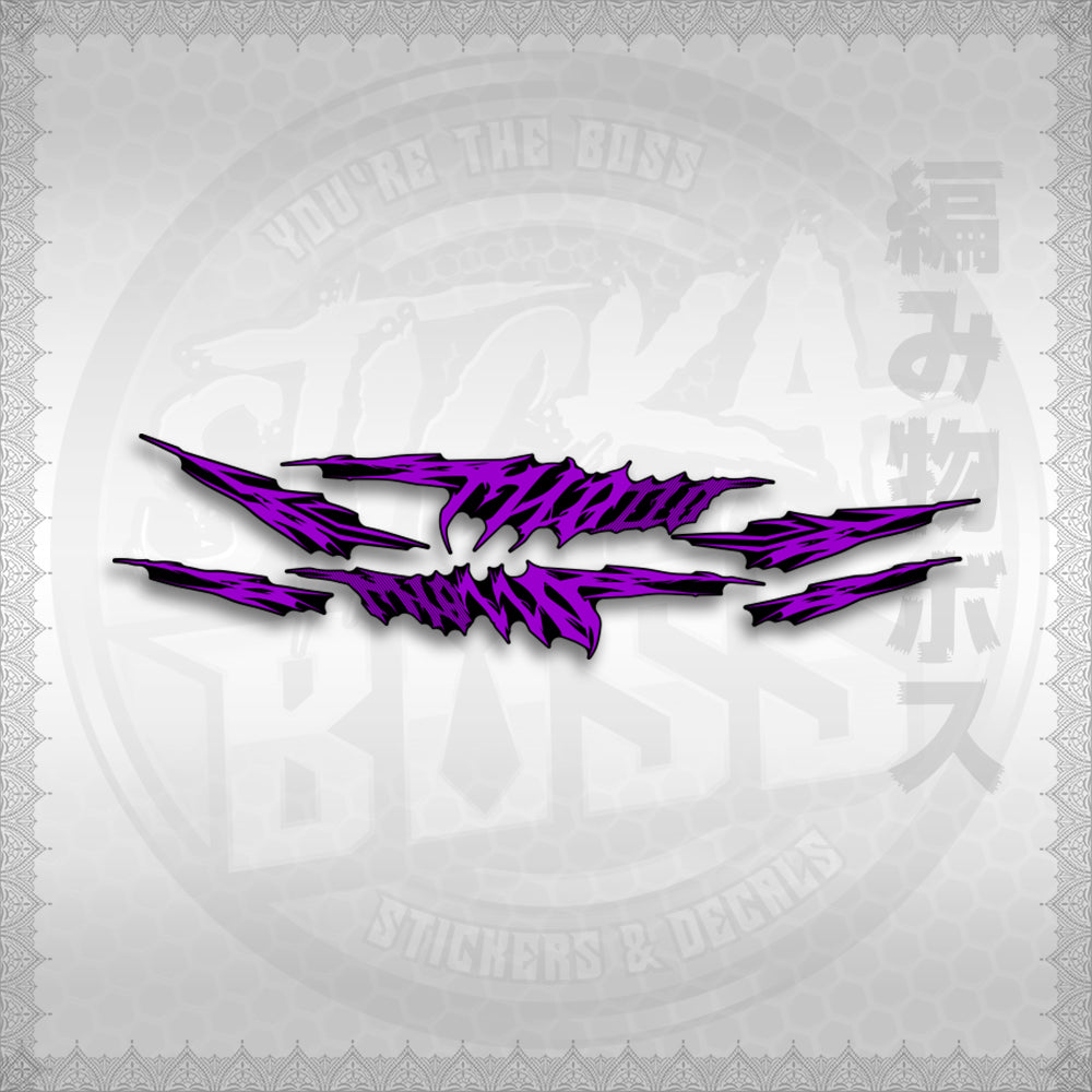 STICKER DECALS for MIO SOULTY INDO (MSOA4STKN) By STICKABOSS (SOFIE LAMINATED WATERPROOF)