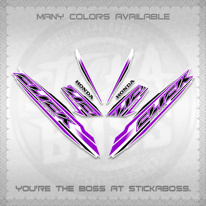 CLICK 125 V3 INDO FOR WHITE DECALS (2024 SV 13-A2 STYLE) STICKER KITS By STICKABOSS