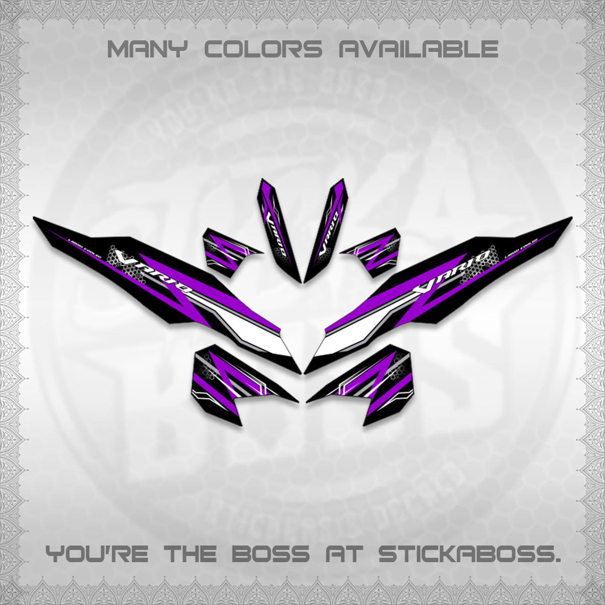CLICK 125 V3 INDO-MALAY VARIO DECALS (2026 CODE1 DESIGN)STICKER DECALS By STICKABOSS