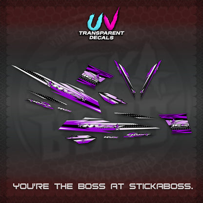 AEROX V2 UV TRANSPARENT DECALS (2026 INDO STAR 001) STICKER KITS BY STICKABOSS