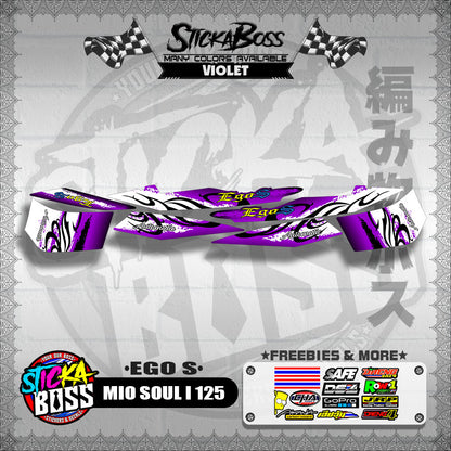 MIO SOUL I 125 DECALS ( EGO S )【WITH FREEBIES】