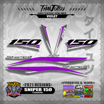 SNIPER 150 DECALS ( 2021 DESIGNS )【WITH FREEBIES】