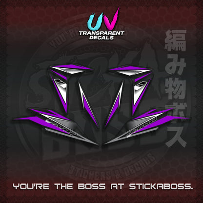 【PREMIUM UV PRINT】CLICK 125 V3 INDO CONCEPT ( TRANSPARENT SLASH BLADE VARIO ) STICKER DECALS By STICKABOSS