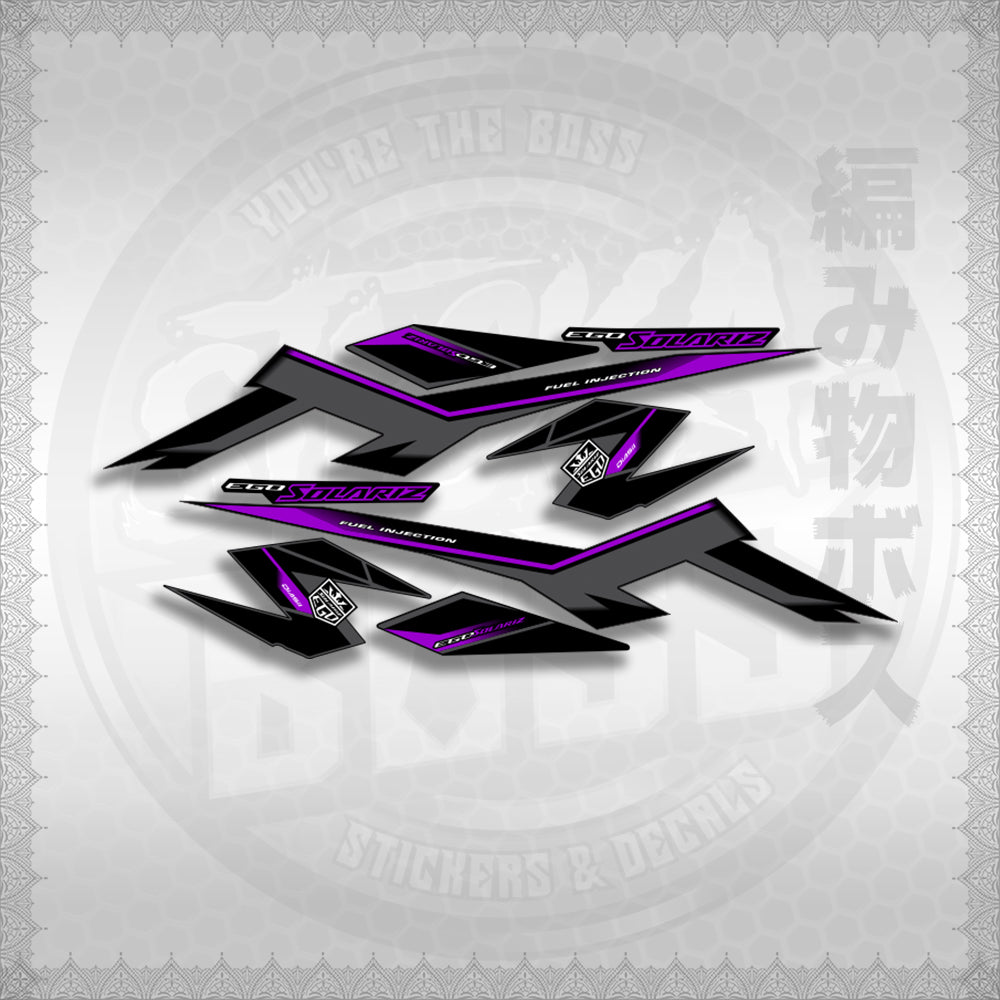 MIO I 125 M3 CYBER EGO SOLARIZ STICKER DECALS By STICKABOSS (SOFIE LAMINATED WATERPROOF)