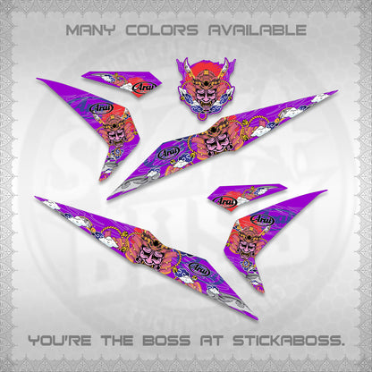 BEAT FI V2 INDO DECALS (2026 NEW SAMURAI MOTIF) STICKER KITS BY STICKABOSS
