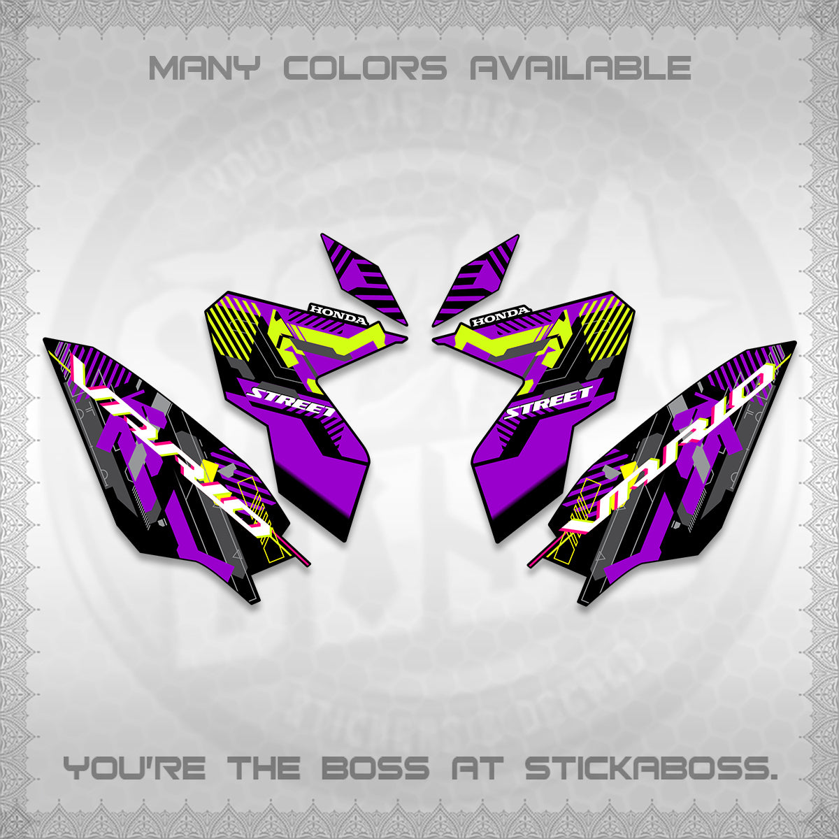 CLICK 125 V3 VARIO DECALS (2026 STREET STYLE EDITION) STICKER DECALS By STICKABOSS