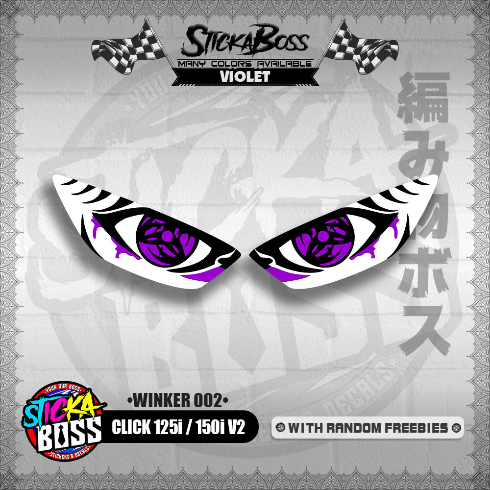 CLICK 125i / 150i V2 (WINKER 002) TRANSPARENT【WITH FREEBIES】