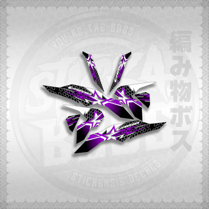 STICKER DECALS for CLICK V3 (CV320VAA3) By STICKABOSS (SOFIE LAMINATED WATERPROOF)