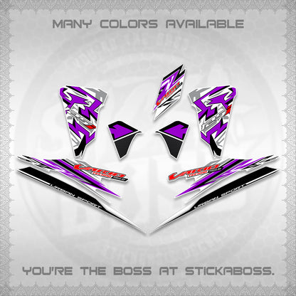 CLICK 125 V2 FOR WHITE INDO-MALAY VARIO DECALS (2026 CUSTOM V001 DESIGN)STICKER DECALS By STICKABOSS