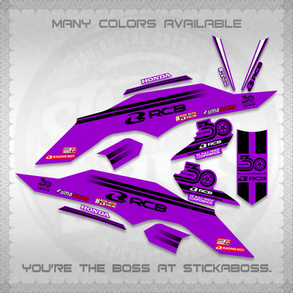 CLICK 125 V3 DECALS (2026 30TH ANNIVERSARY RACING DESIGN) STICKER DECALS By STICKABOSS