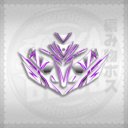 STICKER DECALS for MIO 4 (MIRGADEFOWH) By STICKABOSS (SOFIE LAMINATED WATERPROOF)