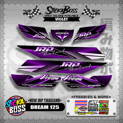 DREAM 125 DECALS ( NEW JRP THAILAND )【WITH FREEBIES】