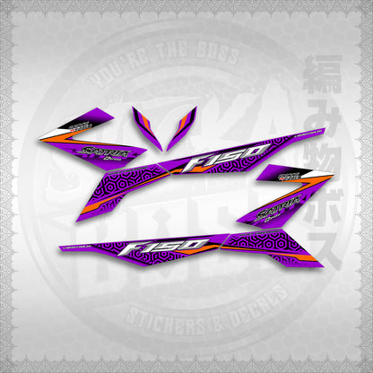 STICKER DECALS for RAIDER 150 Fi (RFIGRHESA) By STICKABOSS (SOFIE LAMINATED WATERPROOF)
