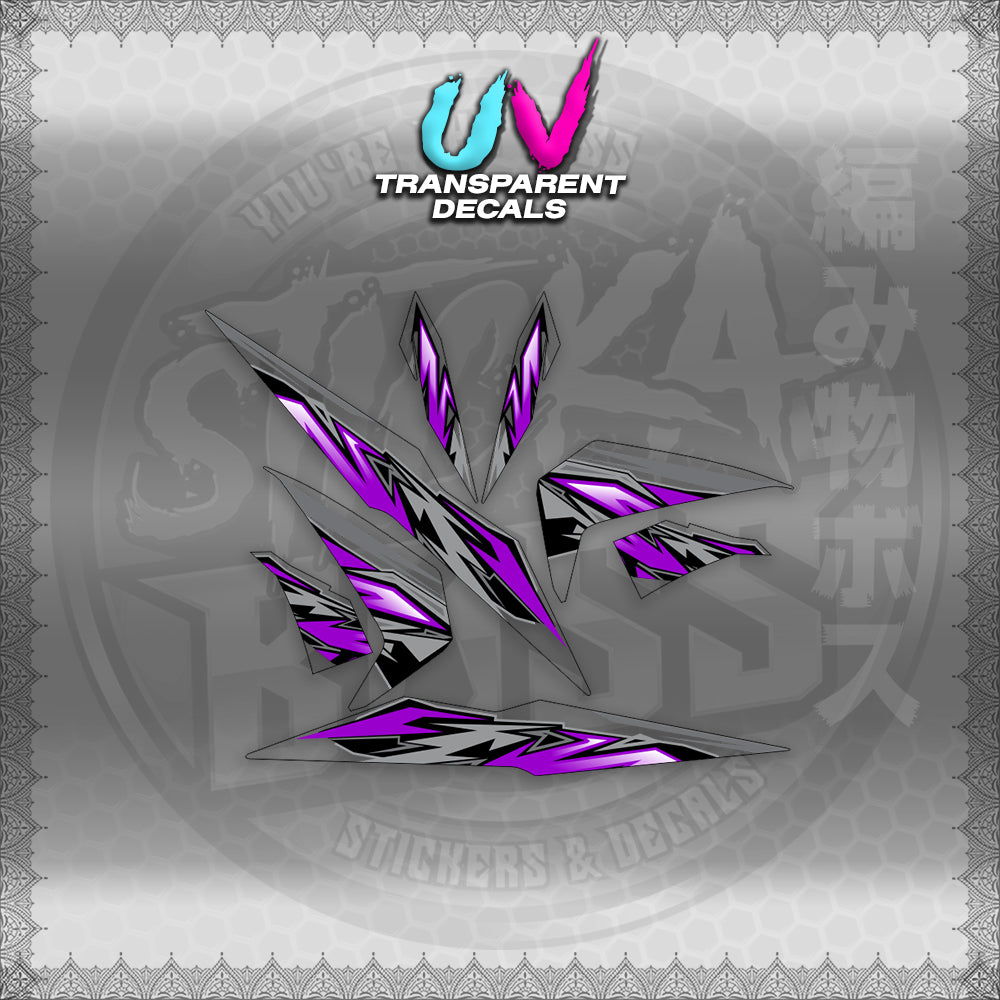 STICKER DECALS for BEAT 110 V2 (INMAUVTRSTMODE) By STICKABOSS (SOFIE LAMINATED WATERPROOF)