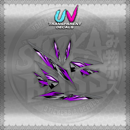 STICKER DECALS for BEAT 110 V2 (INMAUVTRSTMODE) By STICKABOSS (SOFIE LAMINATED WATERPROOF)