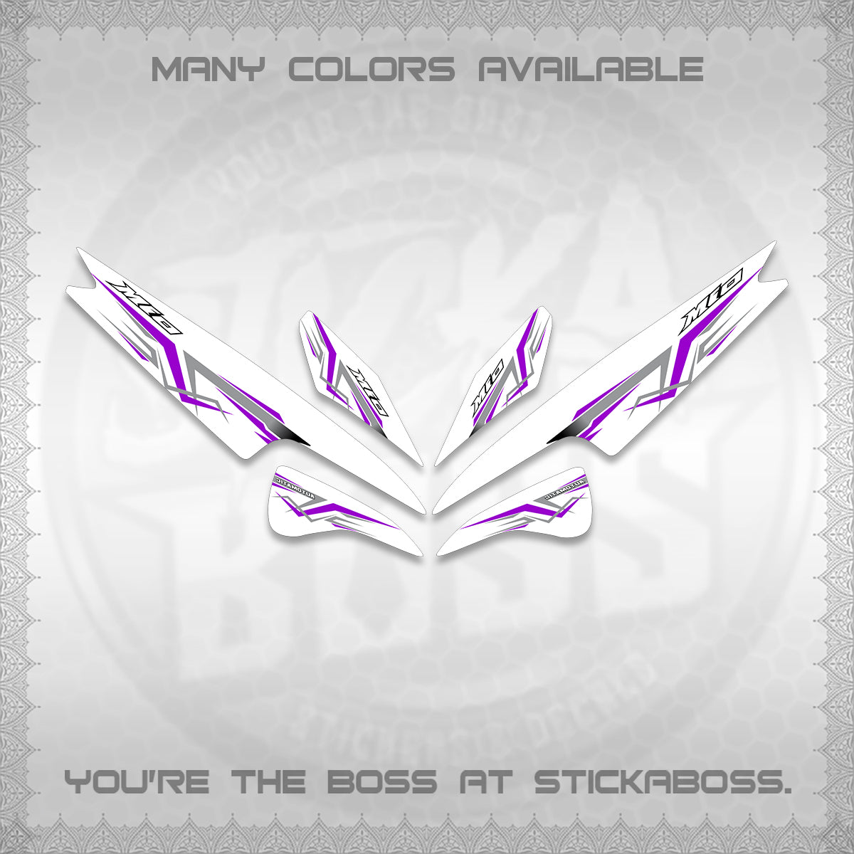 MIO SPORTY  SMILE INDO DECALS FOR WHITE (A24 VARIASI) STICKER DECALS BY STICKABOSS