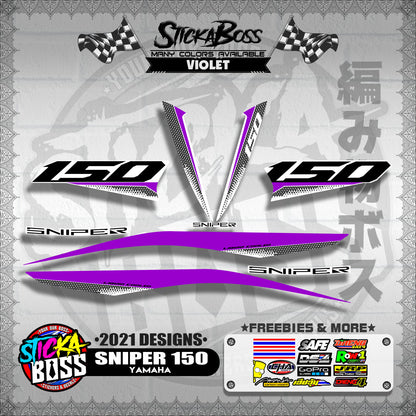 SNIPER 150 DECALS ( 2021 DESIGNS )【WITH FREEBIES】