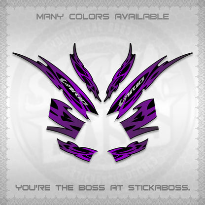 CLICK 125 V2 INDO STRIPING DECALS (2026 NUSANTARA MOTIF) STICKER DECALS By STICKABOSS