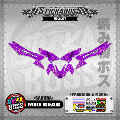 MIO GEAR STICKER DECALS ( SAKURA )【WITH FREEBIES】