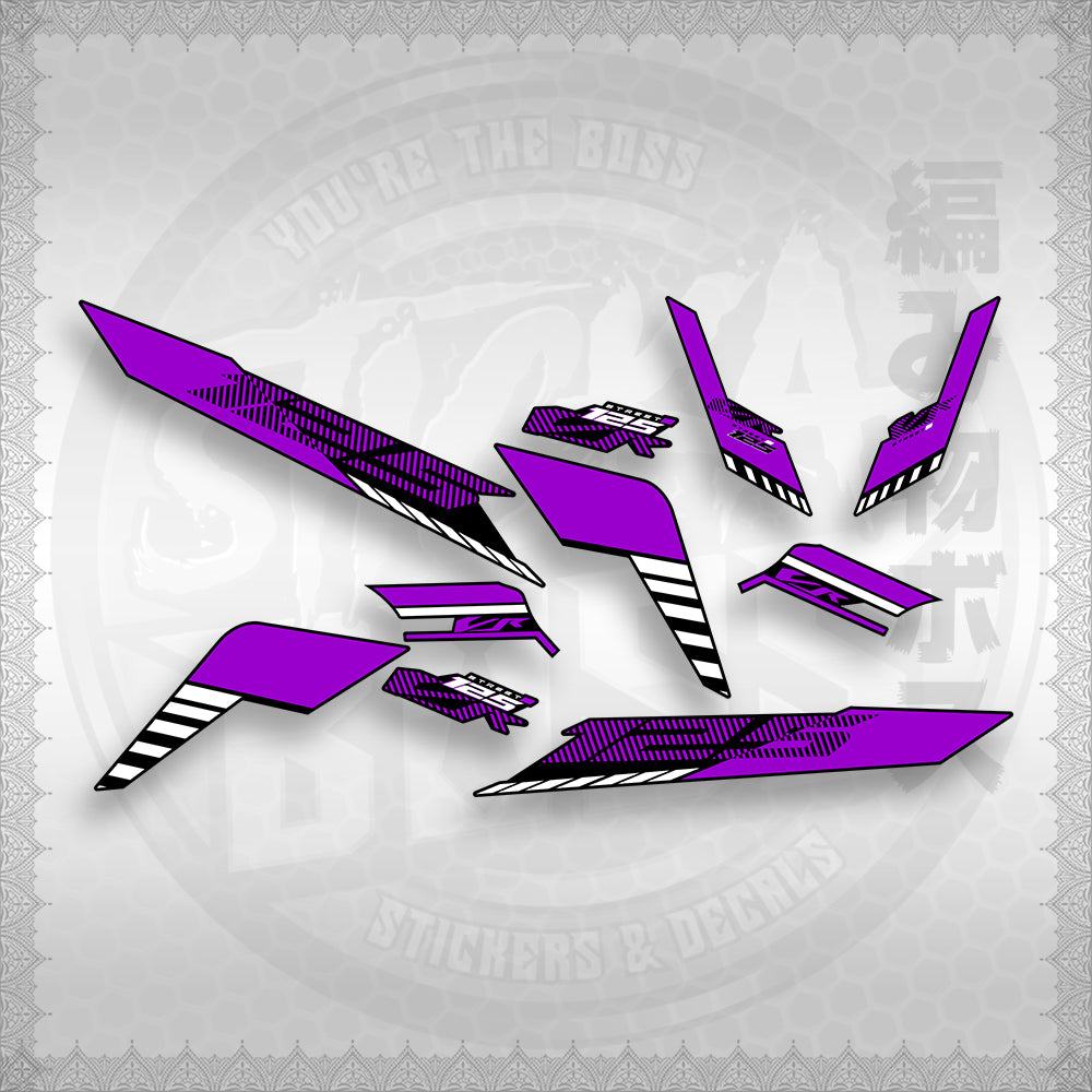 STICKER DECALS for CLICK 125 V3 (CV3VRSTDE) By STICKABOSS (SOFIE LAMINATED WATERPROOF)