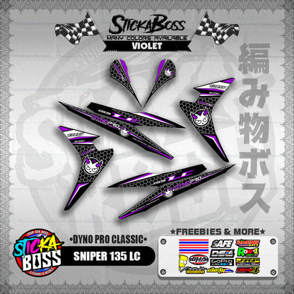 SNIPER 135 LC DECALS ( DYNO PRO CLASSIC )【WITH FREEBIES】