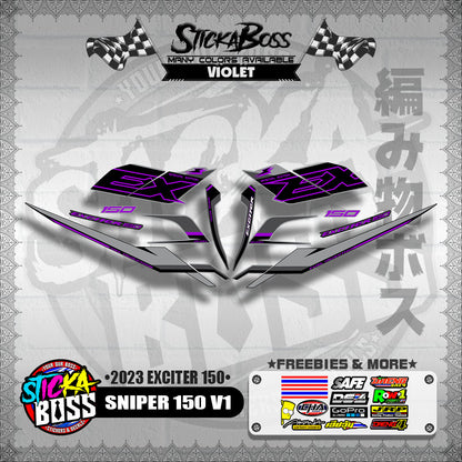 SNIPER 150 V1 VIETNAM DECALS ( 2023 EXCITER 150 )【WITH FREEBIES】
