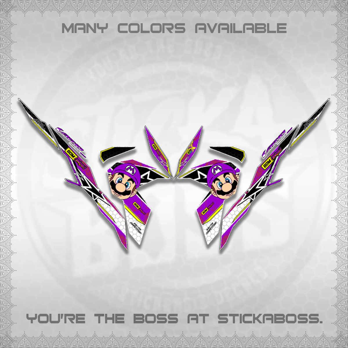 CLICK V3 VARIO DECALS (BOMX VARIO INSPIRED)STICKER DECALS By STICKABOSS