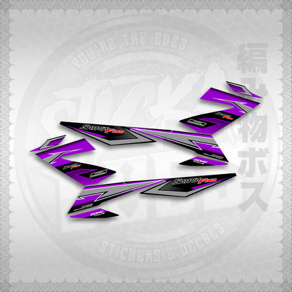 STICKER DECALS for RAIDER 150 FI THAI (RFIGRCUST03) By STICKABOSS (SOFIE LAMINATED WATERPROOF)