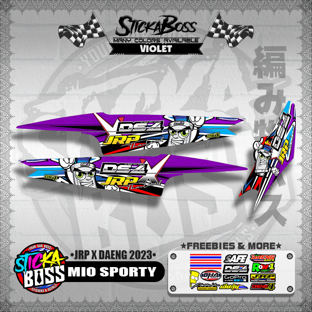 MIO SPORTY DECALS ( DAENG X JRP 2023 )【WITH FREEBIES】