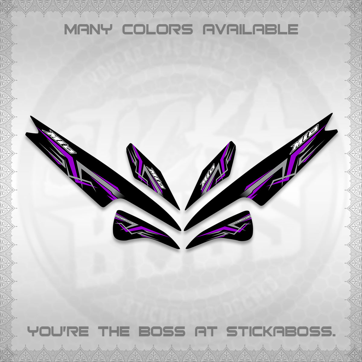 MIO SPORTY  SMILE INDO DECALS (A24 VARIASI)STICKER DECALS BY STICKABOSS (Copy)