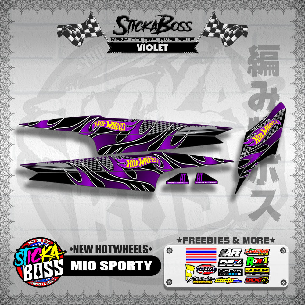 MIO SPORTY DECALS ( NEW HOTWHEELS )【WITH FREEBIES】