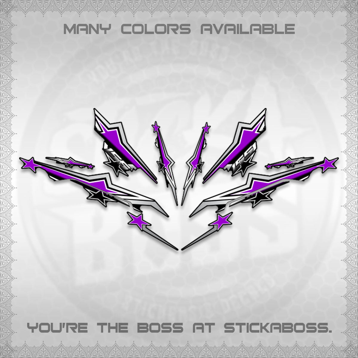 AEROX 155 V3 INDO DECALS (ALPHA TURBO 0004)STICKER DECALS By STICKABOSS
