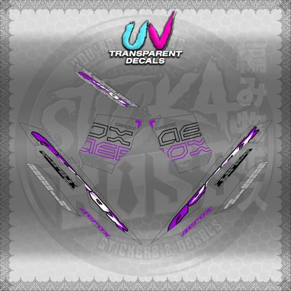 【PREMIUM UV PRINT】TRANSPARENT AEROX V3 ALPHA TURBO INDO (AV3NVBLDE)【WITH FREEBIES】