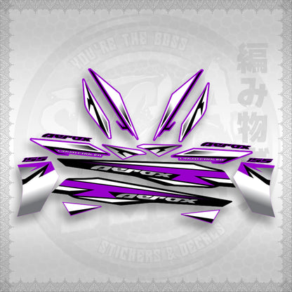 AEROX 155 V2 INDO-MALAY CONCEPT ( MALAYSIAN COMTOM 3 ) STICKER DECALS By STICKABOSS