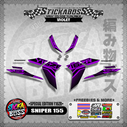 SNIPER 155 MALAYSIAN DECALS ( SPECIAL EDITION Y16ZR )【WITH FREEBIES】 MALAYSIA CONCEPT