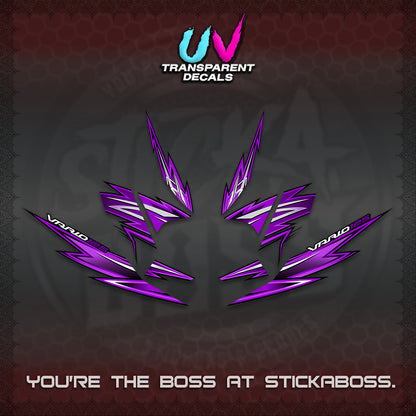 CLICK 125 V4 INDO VARIO UV TRANSPARENT DECALS (2026 VANDOREN STYLE) STICKER DECALS By STICKABOSS