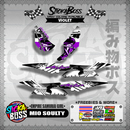 MIO SOULTY DECALS ( EMPIRE SAMURAI GIRL )【WITH FREEBIES】