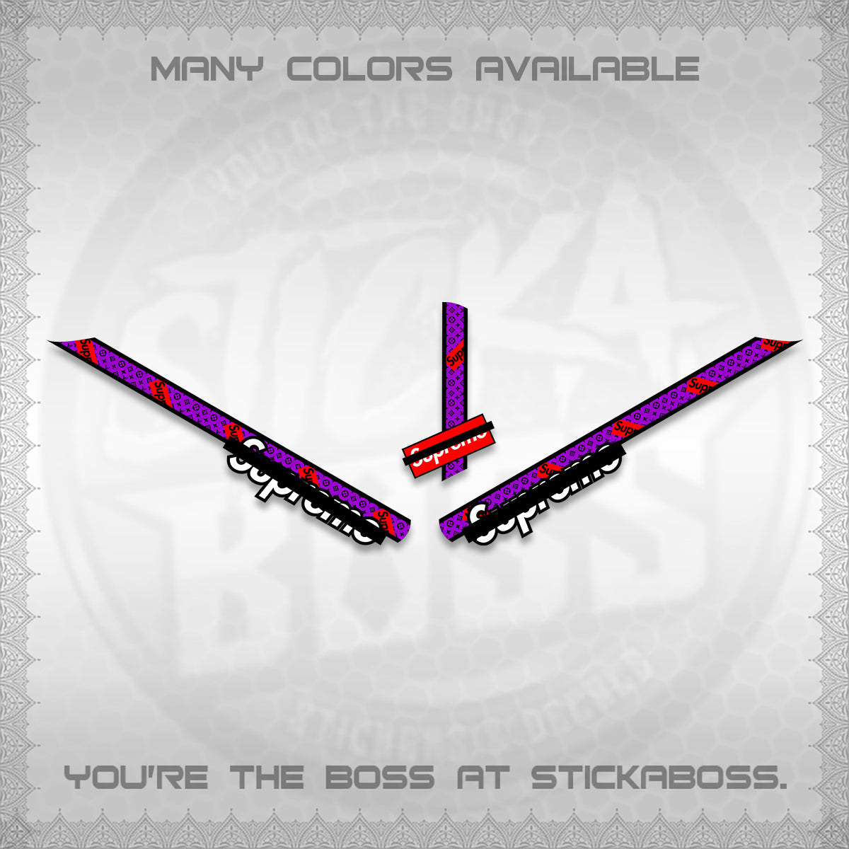 GIORNO 125 DECALS (2026 LUXSUP LV DESIGN) STICKER DECALS BY STICKABOSS