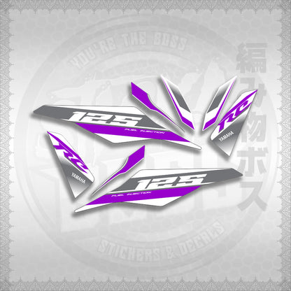 MIO I 125 M3 DASH RC EDITION FOR WHITE STICKER DECALS By STICKABOSS (SOFIE LAMINATED WATERPROOF)