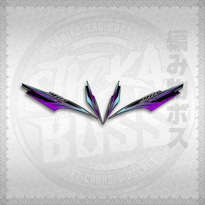 STICKER DECALS for MIO SPORTY / SMILE INDO (MSPMOA4) By STICKABOSS (SOFIE LAMINATED WATERPROOF)