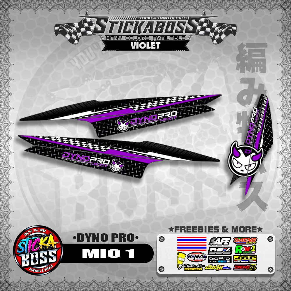MIO 1 STICKER DECALS ( DYNO PRO )【WITH FREEBIES】