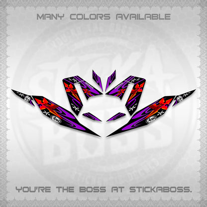 CLICK 125 V4 DECALS (2026 ARAI STAR RACING DESIGN) STICKER DECALS By STICKABOSS